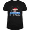 Walmart Cocaine Santa Reindeer Let It Snow shirt