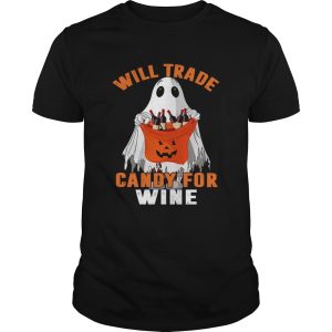 Will Trade Candy For Wine Funny Wine Lover TShirt