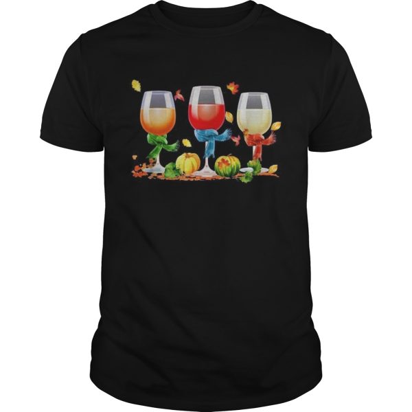 Wine Autumn Halloween shirt