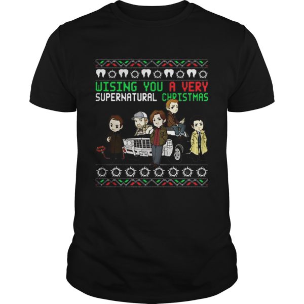 Wishing You A Very Supernatural Christmas shirt L