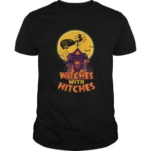 Witches With Hitches Funny Camping Halloween Girls Women tShirt