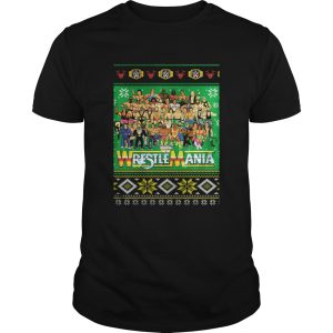 WrestleMania 3D Christmas shirt