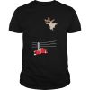 hristmas Dog Xmas Wrestling Santa and French Bulldog shirt