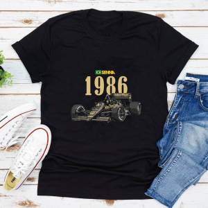 1986 Ayrton Senna F1 Classic T-Shirt