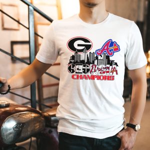 2021 Champions UGA Bulldogs Braves Shirt