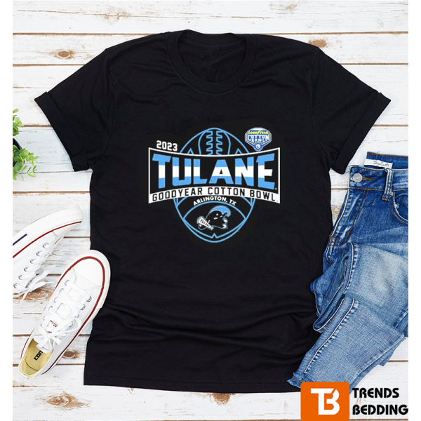 2023 Tulane Football Goodyear Cotton Bowl Champions Shirt