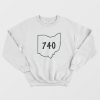 740 Area Code Ohio Sweatshirt