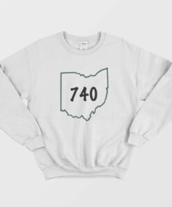 740 Area Code Ohio Sweatshirt 1
