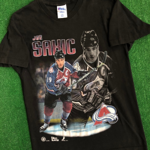 90’s Joe Sakic Colorado Avalanche Pro Player T-shirt
