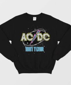 ACDC Live 1981 Tour Sweatshirt 1 ACDC Live 1981 Tour Sweatshirt 2