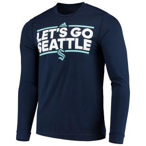 Adidas Let’s Go Seattle Kraken T-Shirt