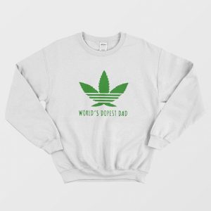 Adidas Weed Worlds Dopest Dad Sweatshirt 1