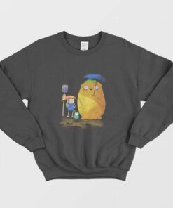 Adventure Time My Neighbor Totoro Sweatshirt 1