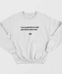 Alexandria Ocasio Cortez Nipples Quote Sweatshirt 1