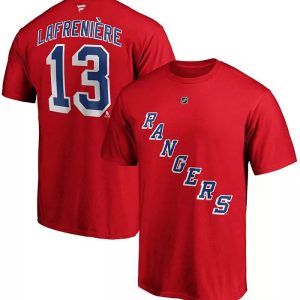 Alexis Lafreniere New York Rangers Name And Number T-shirt
