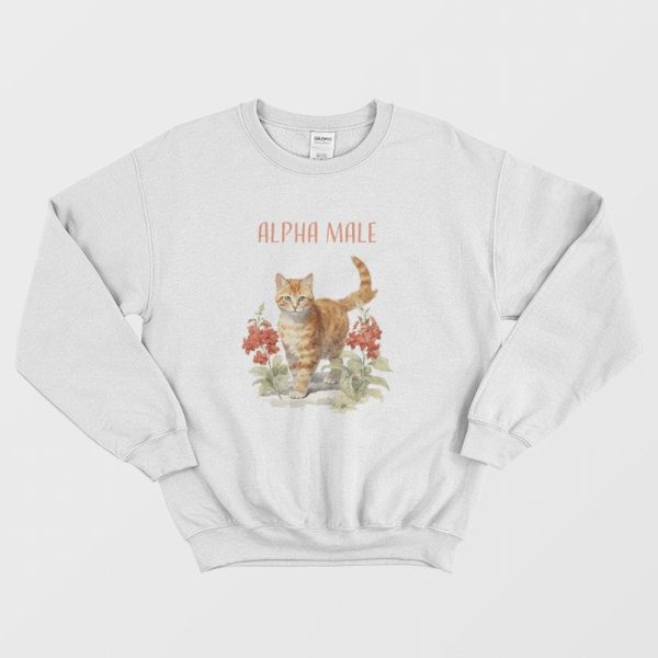 Alpha Male Cat Sweatshirt