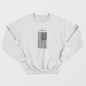 America Drinking Fan Sweatshirt 1