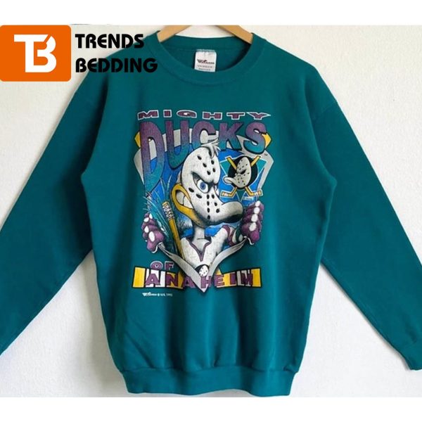 Anaheim Mighty Ducks Trendy Crewneck Unisex Sweatshirt