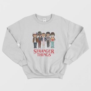 Angry Cartoon Face Stranger Things Sweatshirt 1