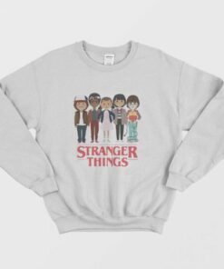 Angry Cartoon Face Stranger Things Sweatshirt 2