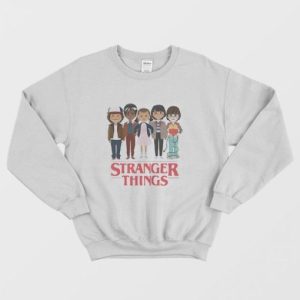 Angry Cartoon Face Stranger Things Sweatshirt 2