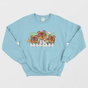 Animal Crossing Tom Nook Hawaiian Sweatshirt 1