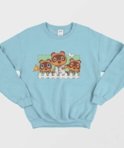 Animal Crossing Tom Nook Hawaiian Sweatshirt 1 Animal Crossing Tom Nook Hawaiian Sweatshirt 2