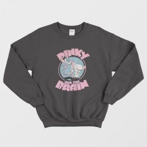 Animaniacs Pinky amp The Brain Black Sweatshirt 1