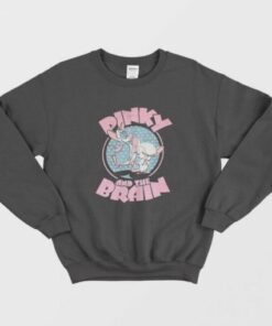 Animaniacs Pinky amp The Brain Black Sweatshirt 2