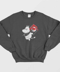 Antifa Moomin Anti Fascist Sweatshirt 1