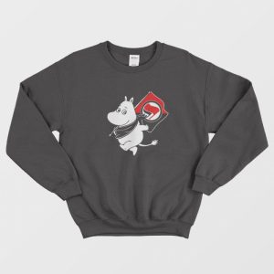 Antifa Moomin Anti Fascist Sweatshirt 1