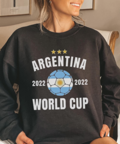 Argentina Soccer Sweatshirt 2022 Qatar World Cup 1