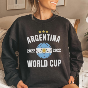 Argentina Soccer Sweatshirt 2022 Qatar World Cup