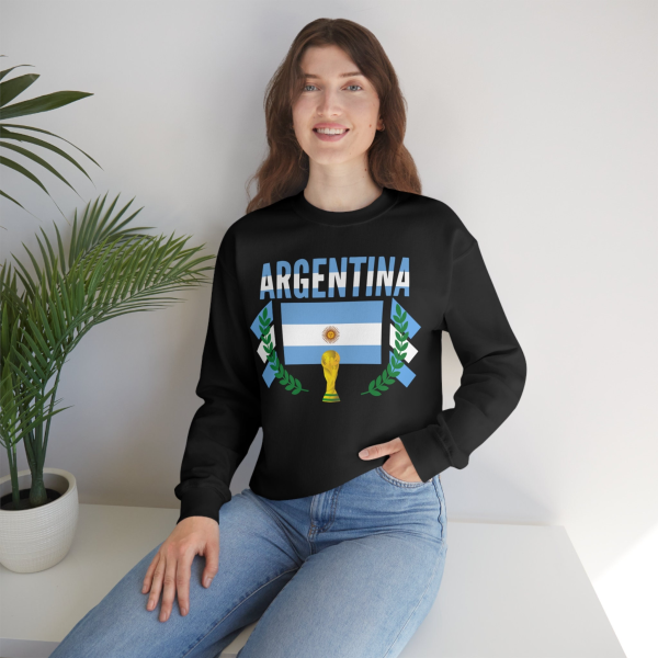 Argentina World Cup Soccer Unisex Heavy Blend Crewneck Sweatshirt