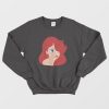 Ariel The Little Mermaid Sigh Face Sweatshirt