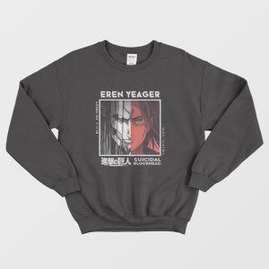 Attack On Titan Eren Yeager Founding Titan Sweatshirt