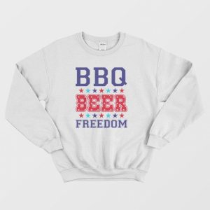 BBQ Beer Freedom America Sweatshirt 1