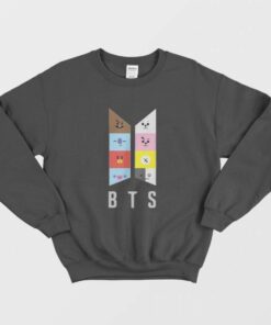 BT21 BTS Graphic Cute Chibi Sweatshirt 1