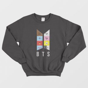 BT21 BTS Graphic Cute Chibi Sweatshirt 1