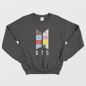 BT21 BTS Graphic Cute Chibi Sweatshirt 2