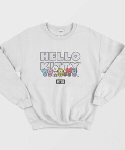 BTS BT21 x Hello Kitty Collaboration Sweatshirt 1