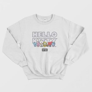 BTS BT21 x Hello Kitty Collaboration Sweatshirt 1