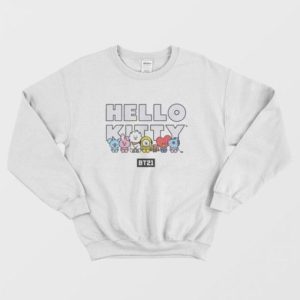 BTS BT21 x Hello Kitty Collaboration Sweatshirt 2