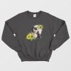 Baby Panda Sunflower Sweatshirt