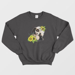 Baby Panda Sunflower Sweatshirt 1