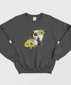 Baby Panda Sunflower Sweatshirt 3