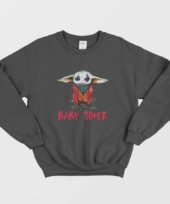 Baby Yoda Baby Joker Sweatshirt 1