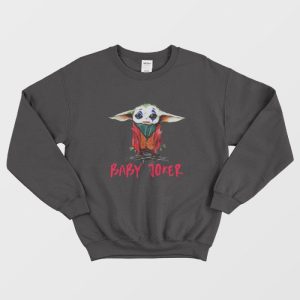 Baby Yoda Baby Joker Sweatshirt 1