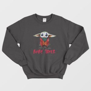 Baby Yoda Baby Joker Sweatshirt 2