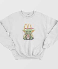 Baby Yoda Hug Mc Donalds Sweatshirt 1